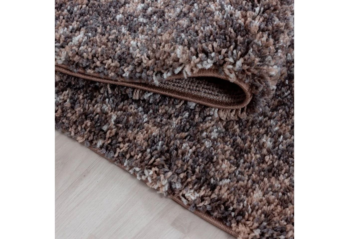 AYYILDIZ TEPPICHE Enjoy Shaggy Hochflor-Teppich Grau Rund 120cm
