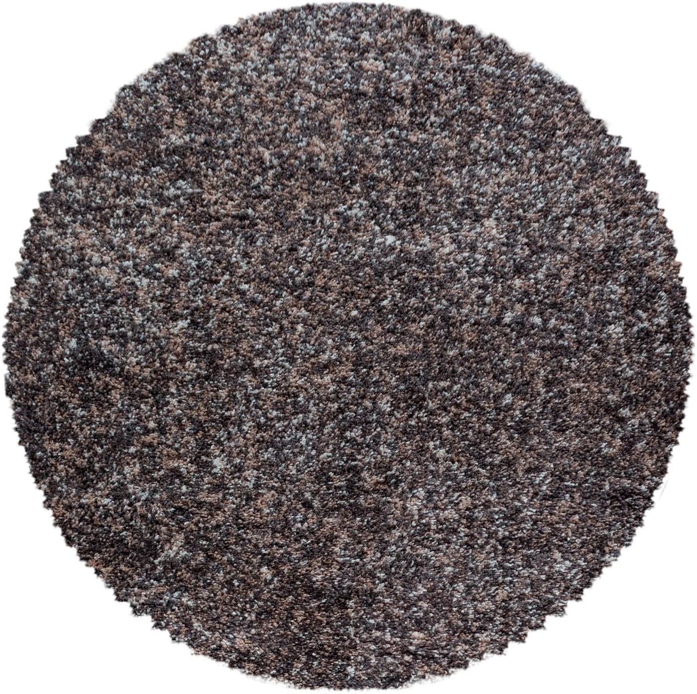AYYILDIZ TEPPICHE Enjoy Shaggy Hochflor-Teppich Grau Rund 120cm - Bild 2