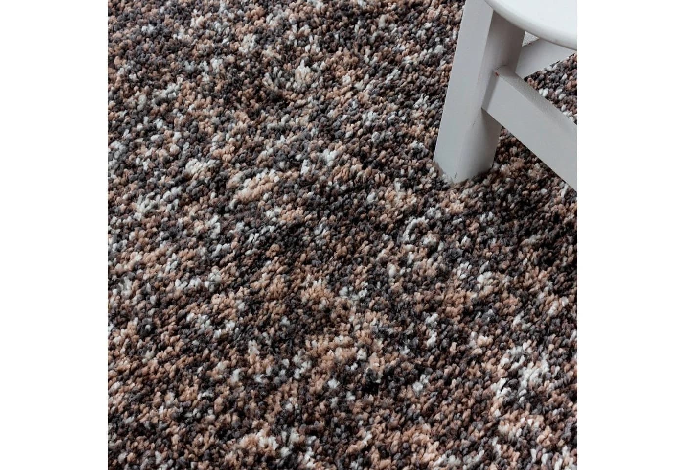 AYYILDIZ TEPPICHE Enjoy Shaggy Hochflor-Teppich Grau Rund 120cm - Bild 4