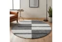 AYYILDIZ TEPPICHE Gala Shaggy 2505 Hochflor-Teppich Rund Grau Bild 2