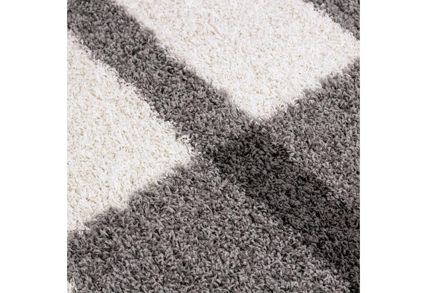AYYILDIZ TEPPICHE Gala Shaggy 2505 Hochflor-Teppich Rund Grau - Bild 5
