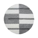 AYYILDIZ TEPPICHE Gala Shaggy 2505 Hochflor-Teppich Rund Grau Bild 1