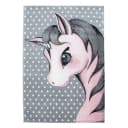 Kinderteppich AYYILDIZ TEPPICHE Kids 590 Pink Einhorn Motiv Bild 1