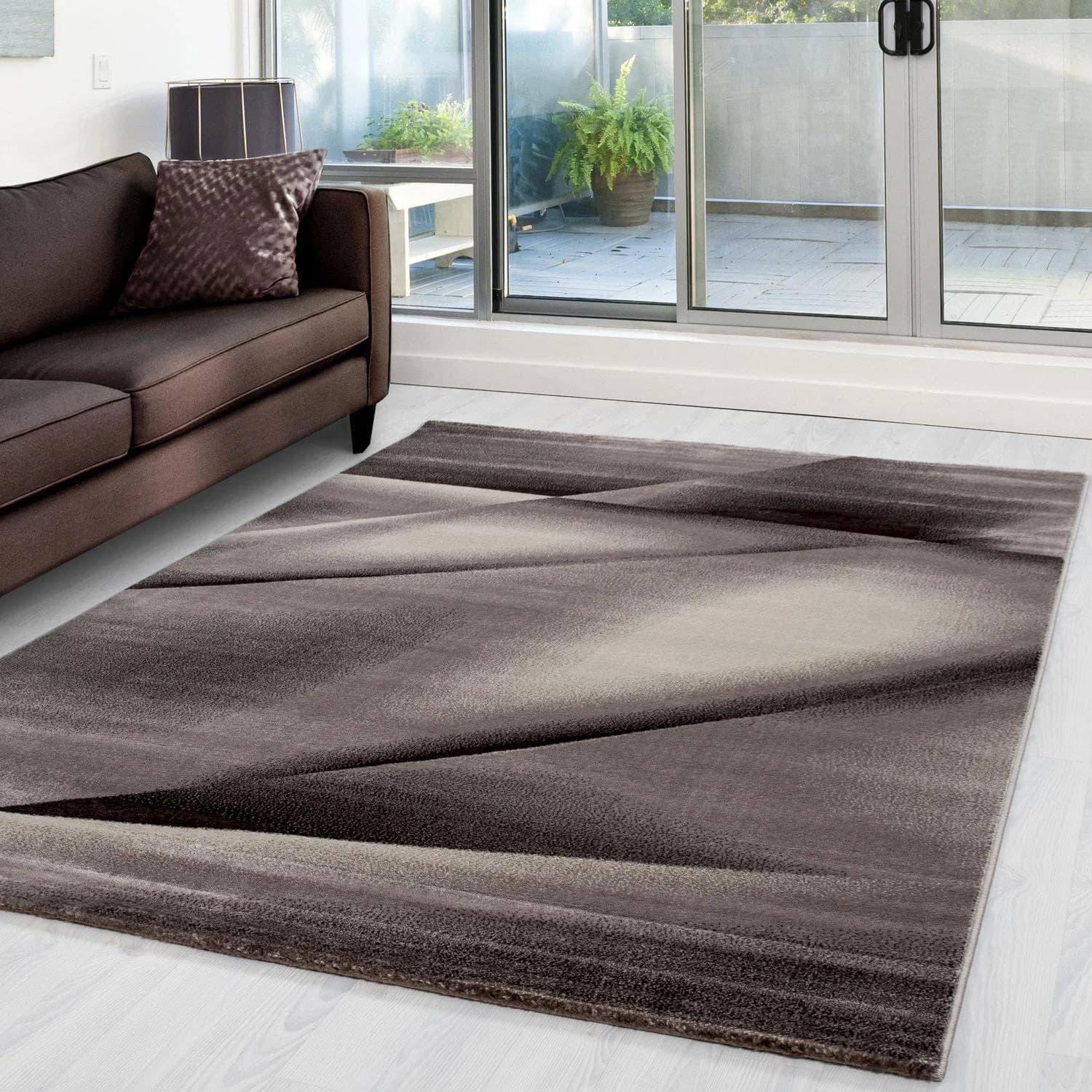 AYYILDIZ TEPPICHE Teppich Miami Braun Polypropylen Kurzflor - Bild 2