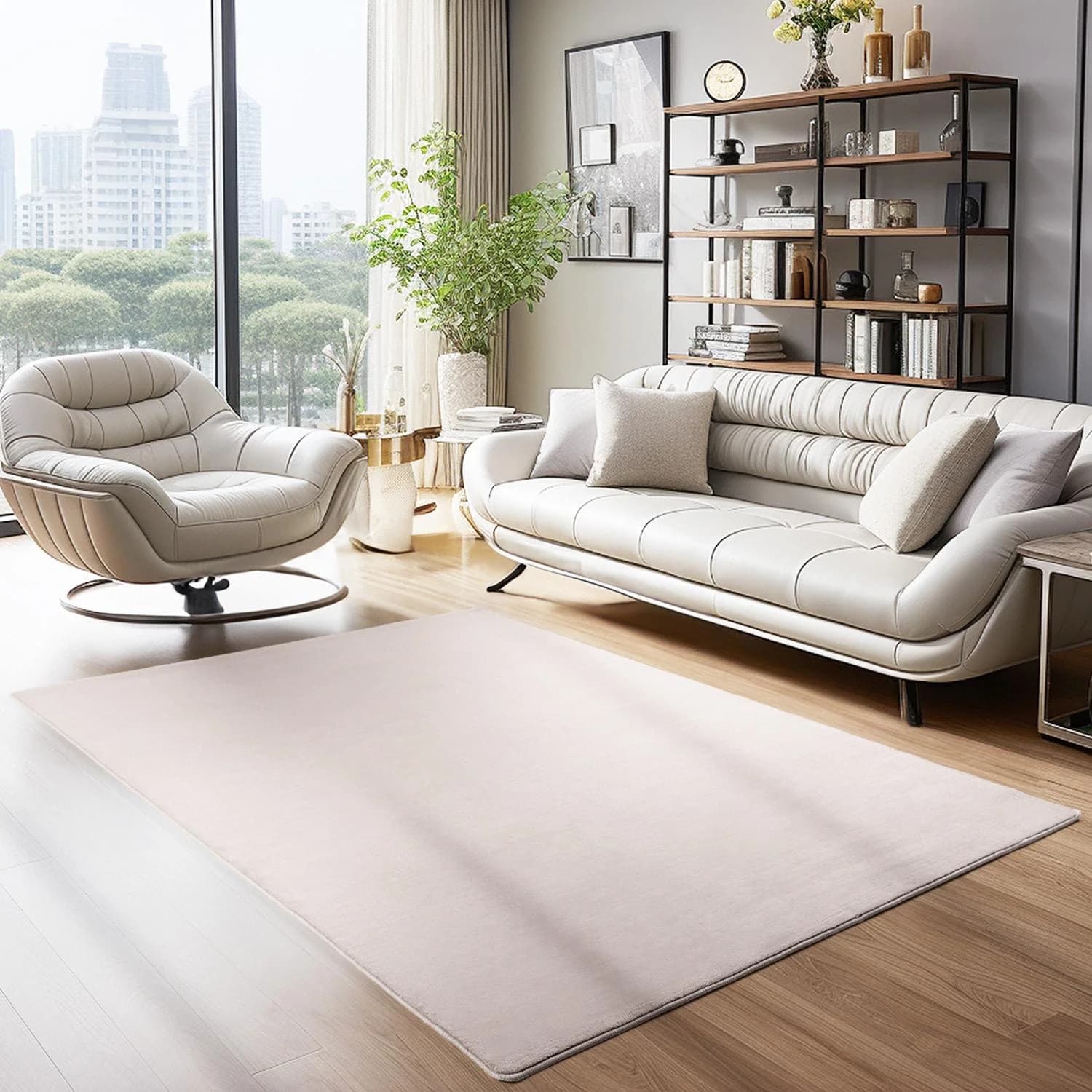 Ayyildiz Teppiche Sky 5400 Beige Läufer Polyester Waschbar