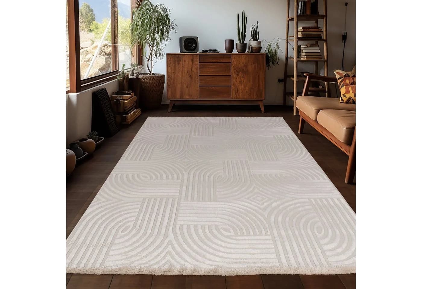 Ayyildiz Teppiche Sahara 1112 Beige Kurzflor - Bild 2