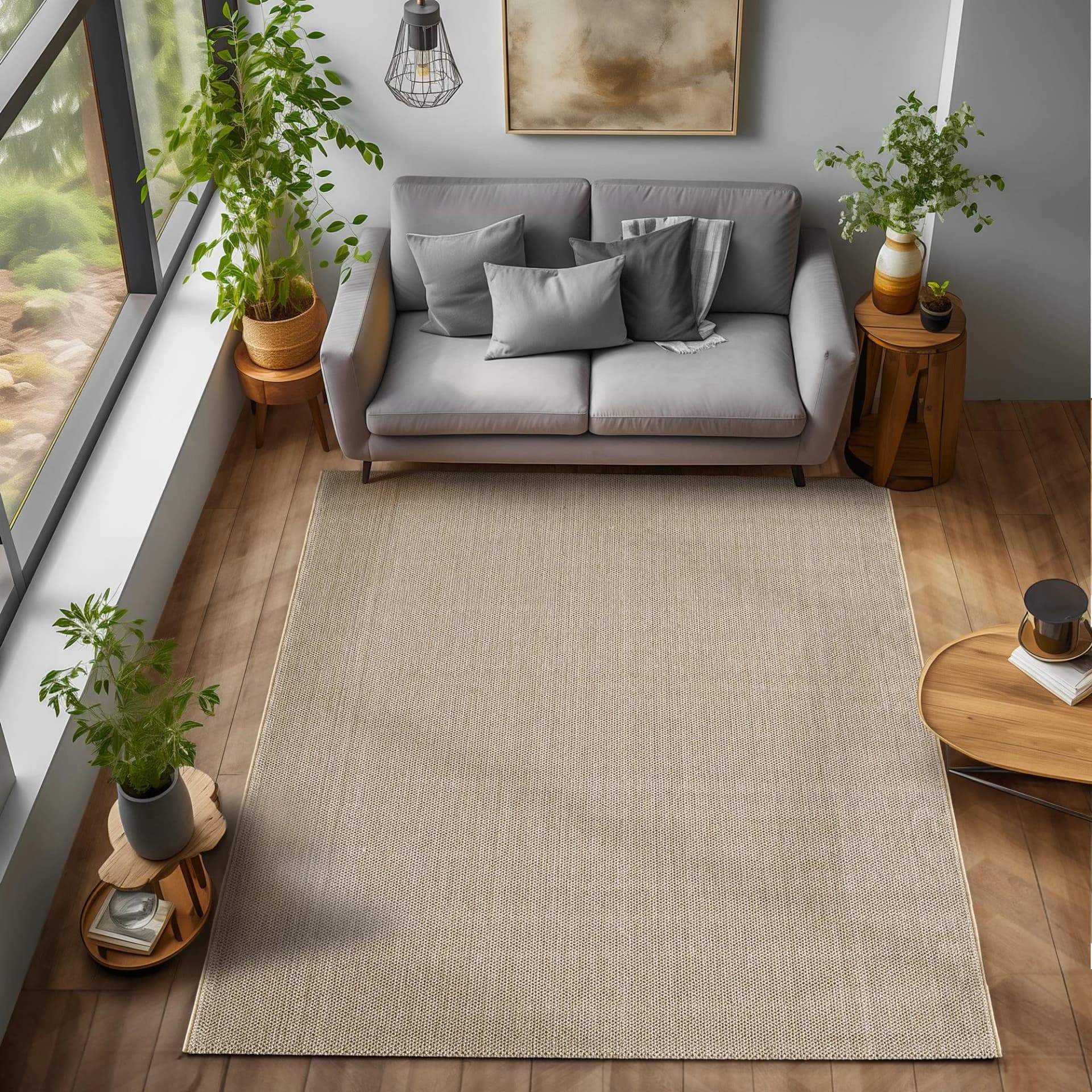 Ayyildiz Teppiche Cut-Loop Meliert 240x340 cm Beige