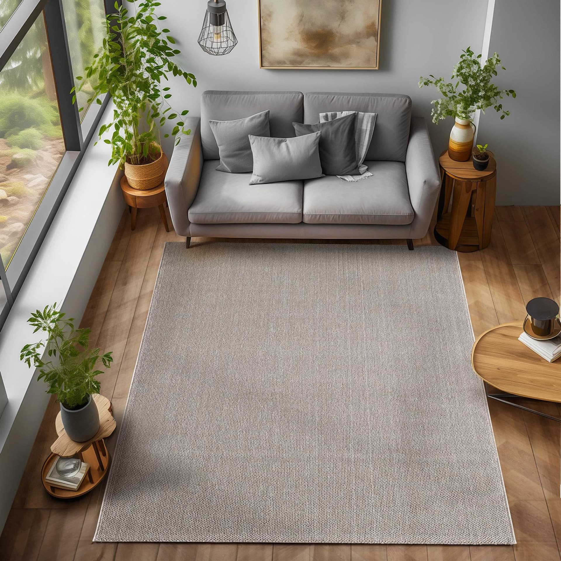 AYYILDIZ TEPPICHE LOOM 4300 Teppich Läufer Braun Kurzflor