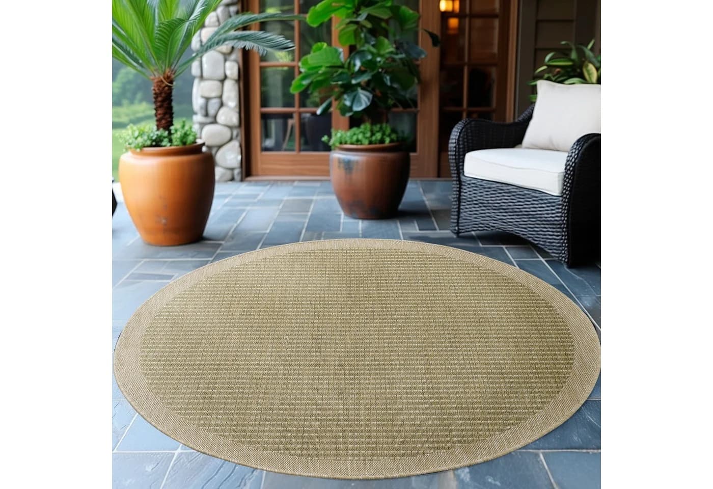 Ayyildiz Teppiche Outdoorteppich GIZA 1410 Grün Polypropylen - Bild 2
