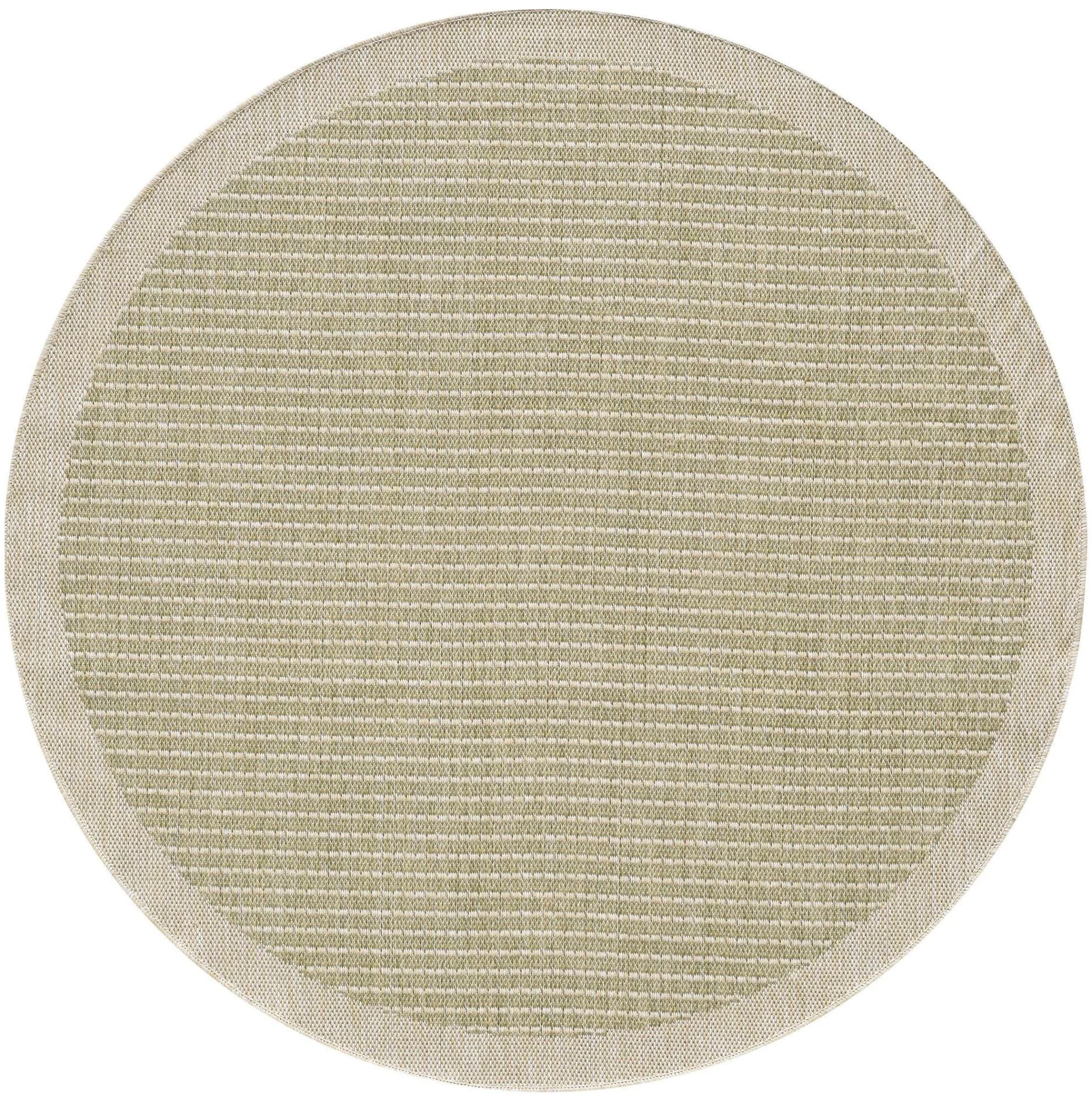 AYYILDIZ TEPPICHE Outdoorteppich GIZA 1410 Grün Unifarben