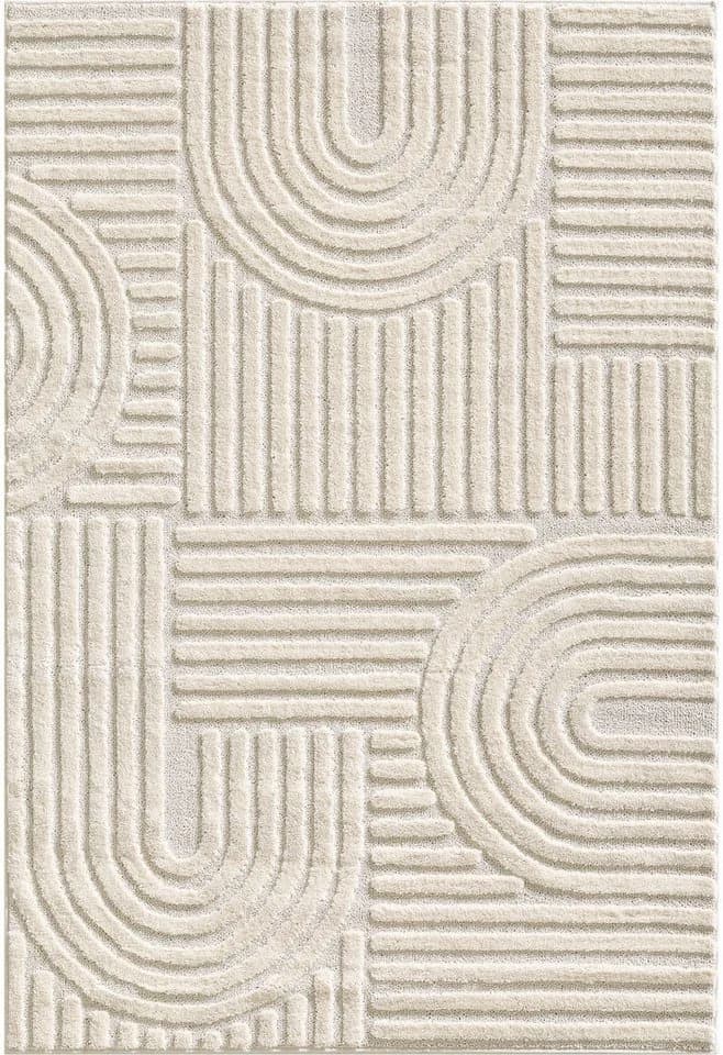 Ayyildiz Teppiche ART 1121 Boho Design Creme Rechteckig