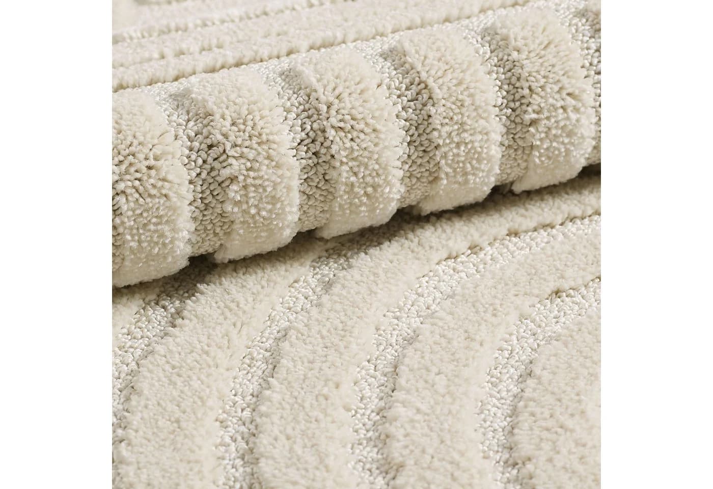 AYYILDIZ TEPPICHE ART 1121 Boho Design Teppich Creme Rund