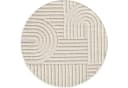 AYYILDIZ TEPPICHE ART 1121 Boho Design Teppich Creme Rund Bild 2