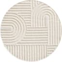 AYYILDIZ TEPPICHE ART 1121 Boho Design Teppich Creme Rund Bild 5