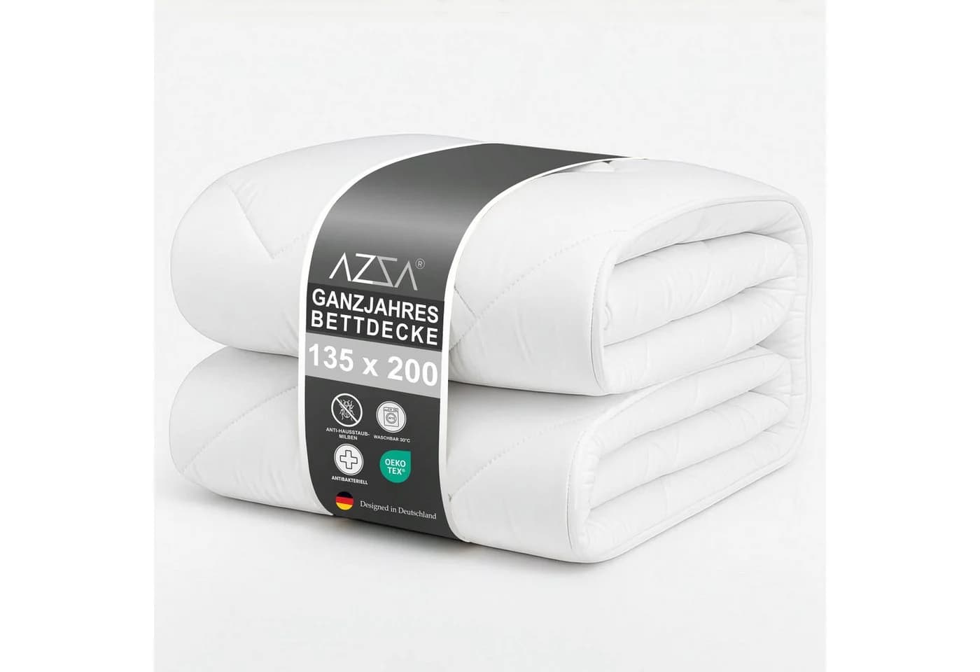 AZZA Microfaserbettdecke 4-Jahreszeiten Hypoallergen - Bild 2