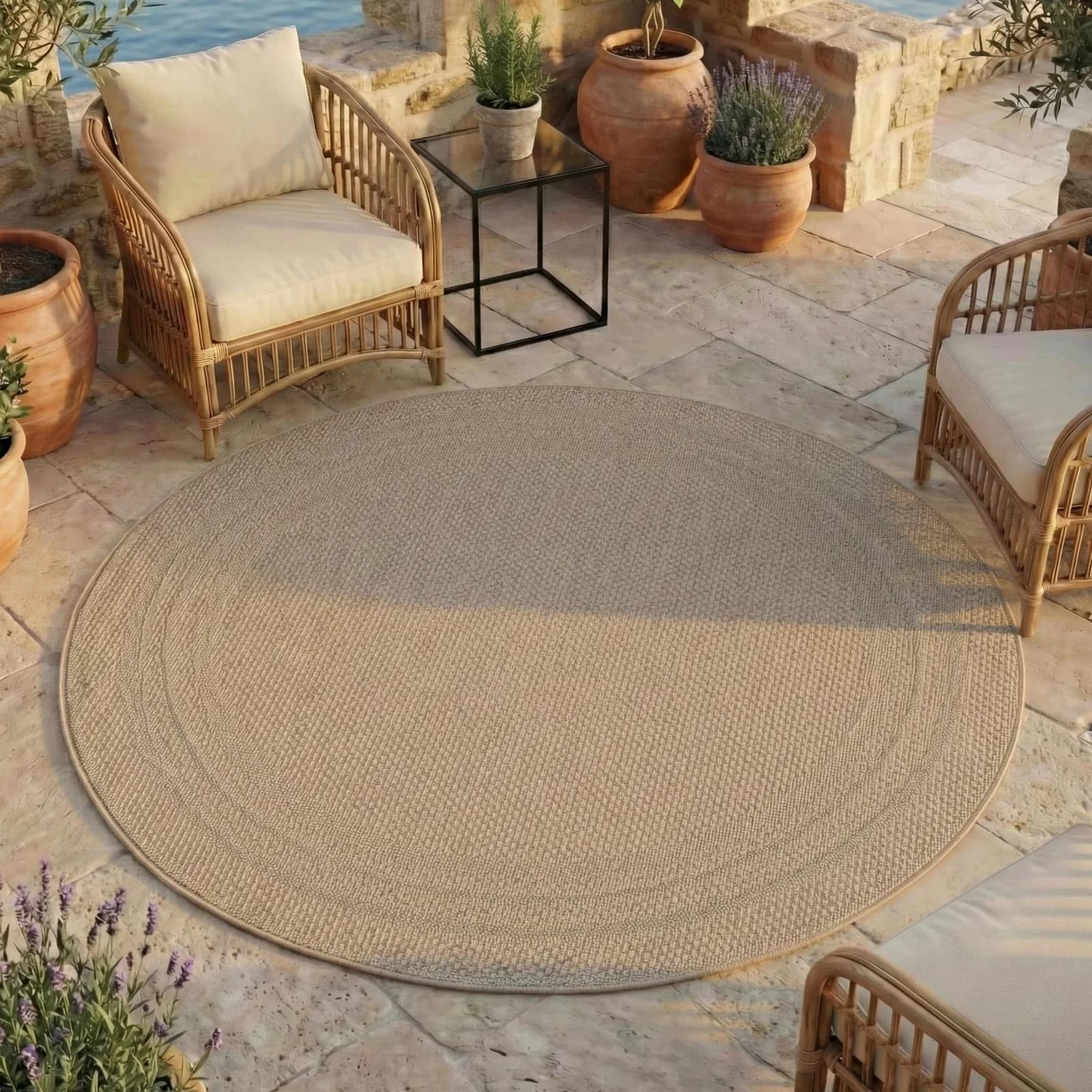 AYYILDIZ TEPPICHE Outdoorteppich Desert 1304 Beige Polypropylen