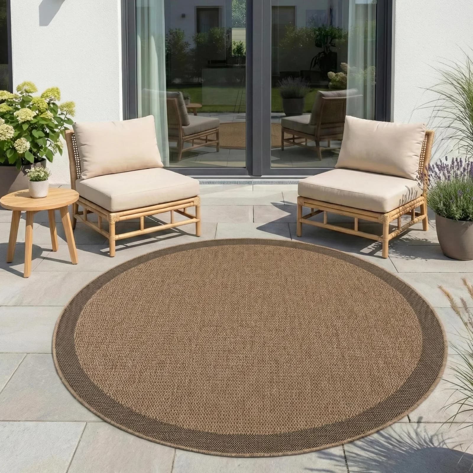 AYYILDIZ TEPPICHE Outdoorteppich Timber 1402 Beige Polypropylen