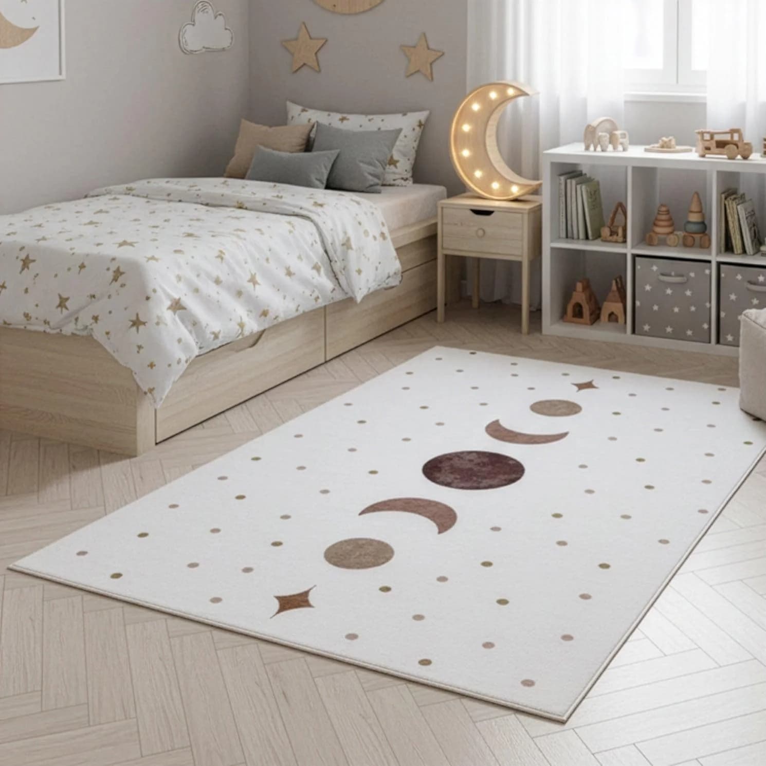 Kinderteppich AYYILDIZ TEPPICHE COCO 1136 Creme