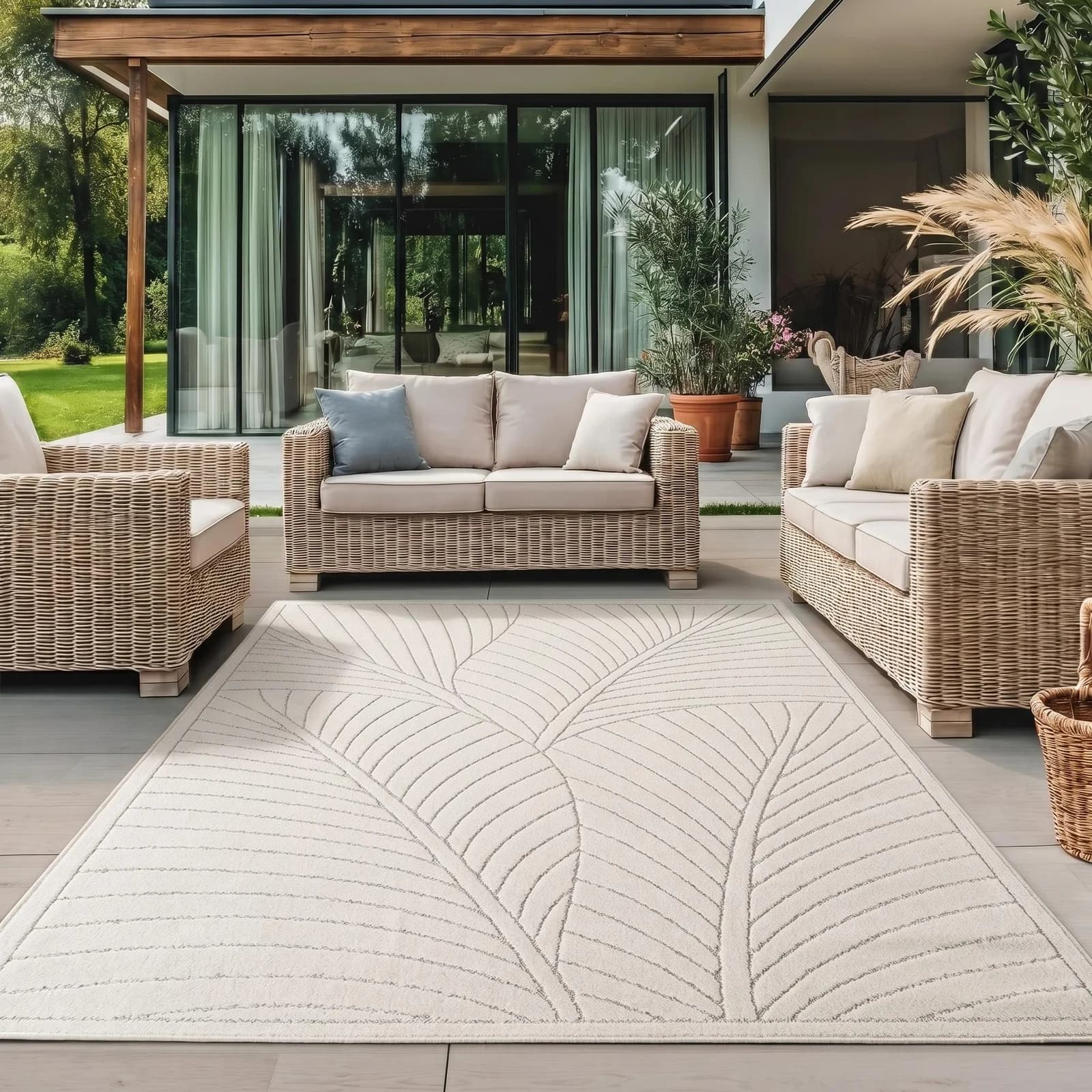 AYYILDIZ TEPPICHE NOVA 1203 Outdoorteppich Creme