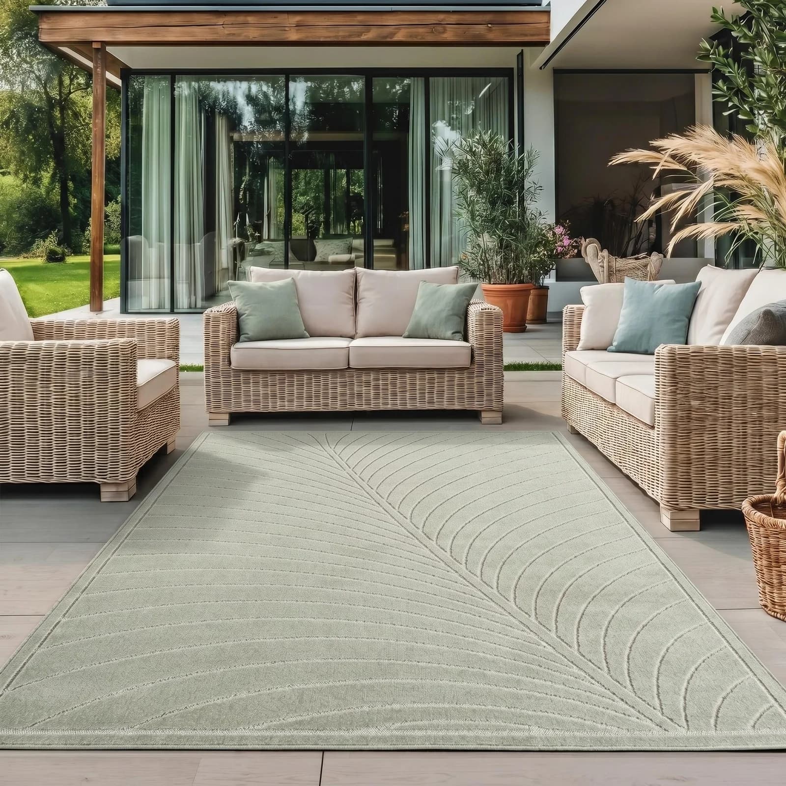 AYYILDIZ TEPPICHE Outdoorteppich NOVA 1204 Grün