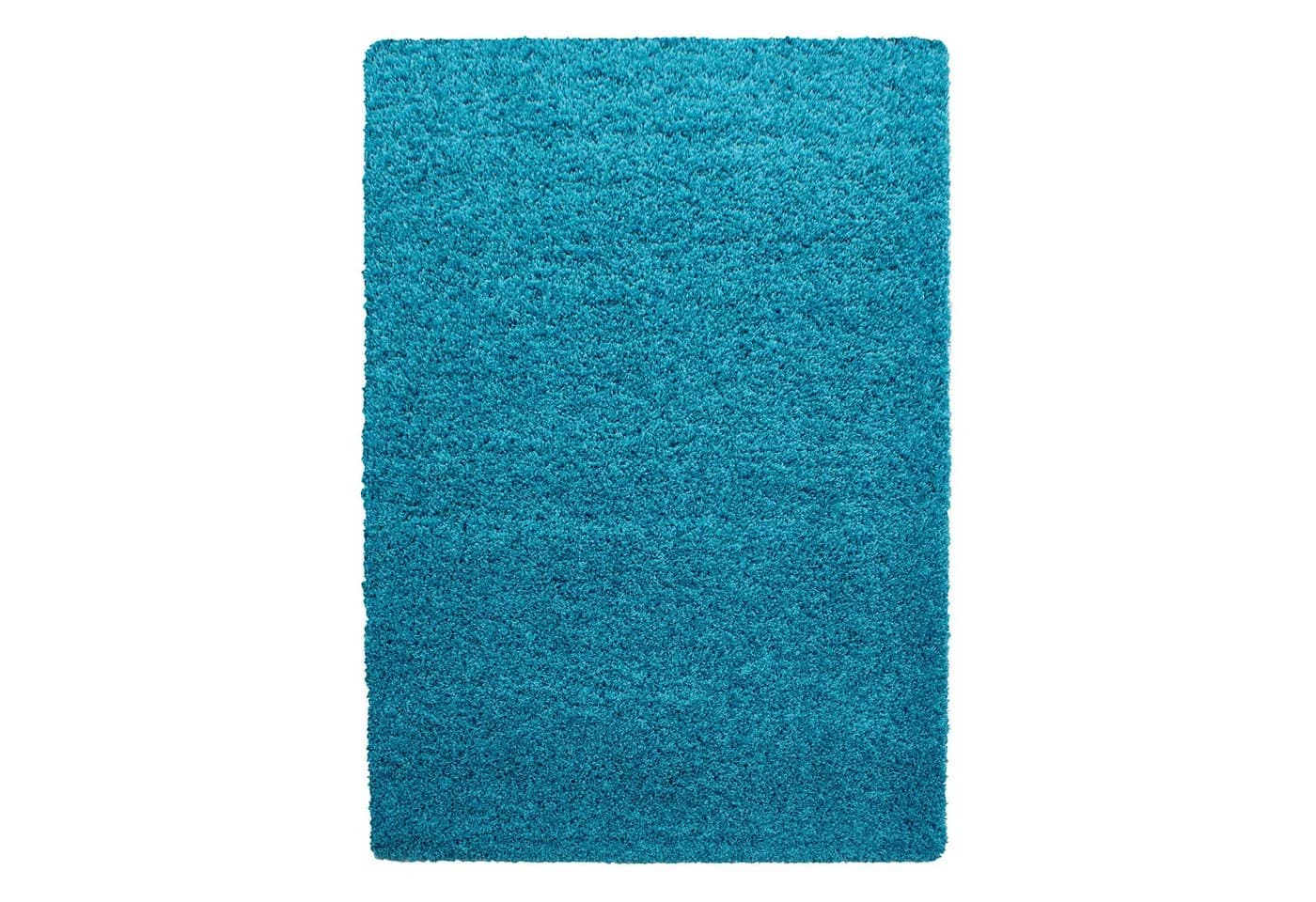 Teppium Teppich Unicolor Einfarbig Türkis Blau 30 mm - Bild 2