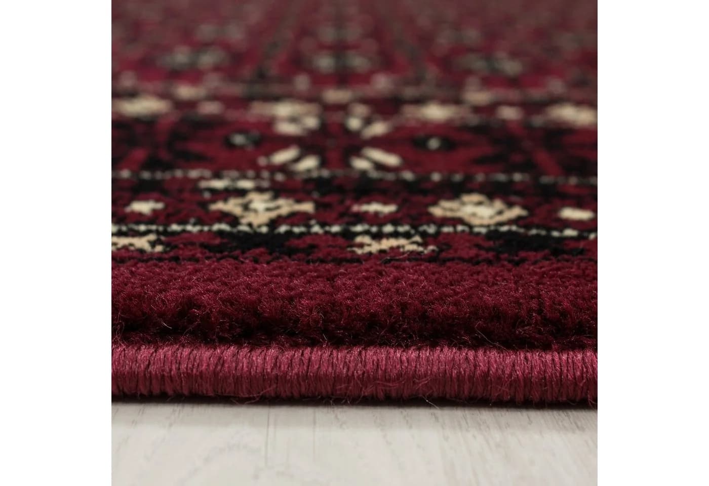 Teppium Orientalisch Design Teppich Rechteckig Rot Polypropylen - Bild 4