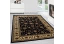 Teppium Teppich Orientalisch Design Rechteckig Schwarz Kurzflor Bild 1