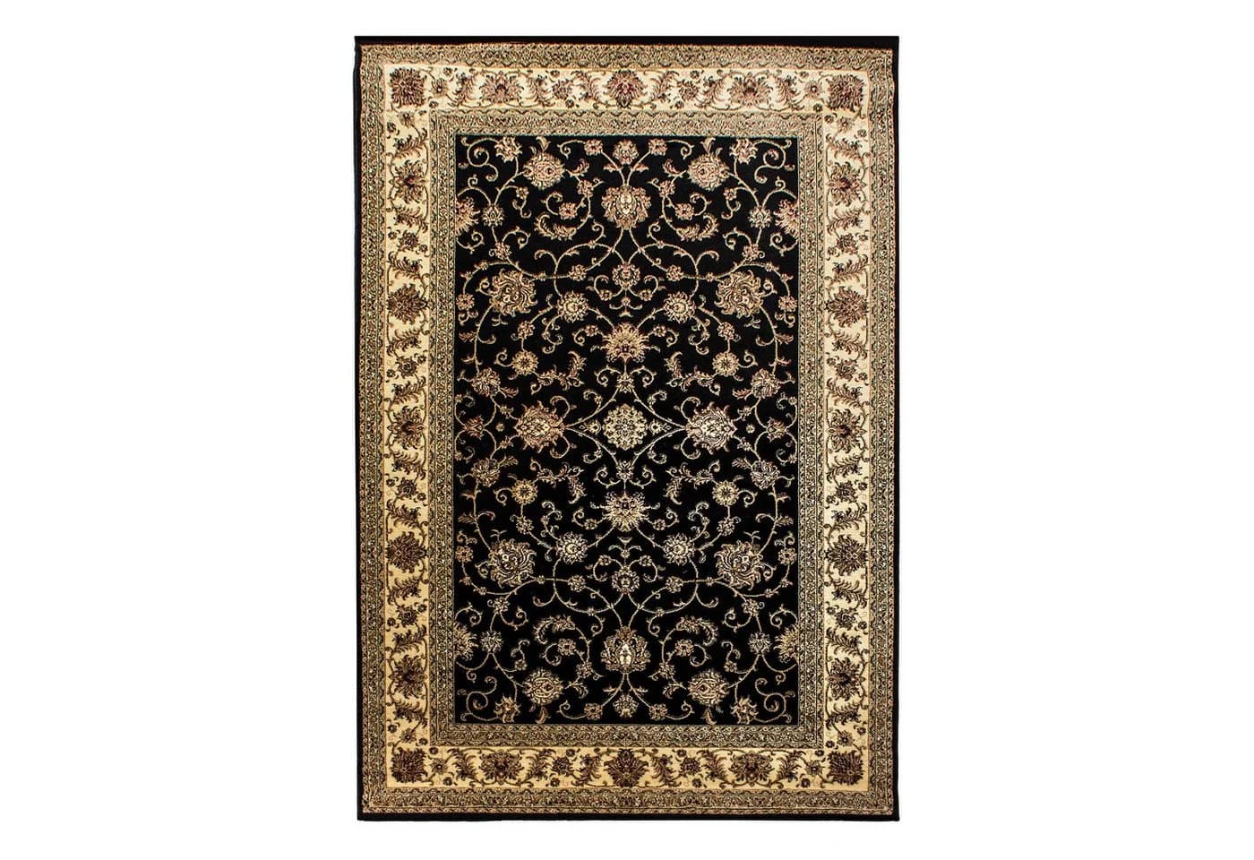 Teppium Teppich Orientalisch Design Rechteckig Schwarz Kurzflor - Bild 2