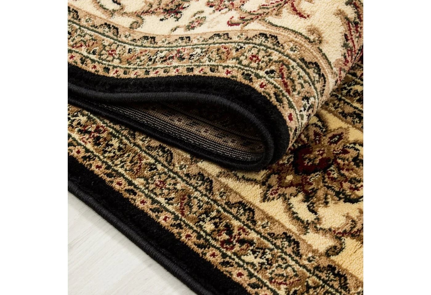 Teppium Teppich Orientalisch Design Rechteckig Schwarz Kurzflor - Bild 5