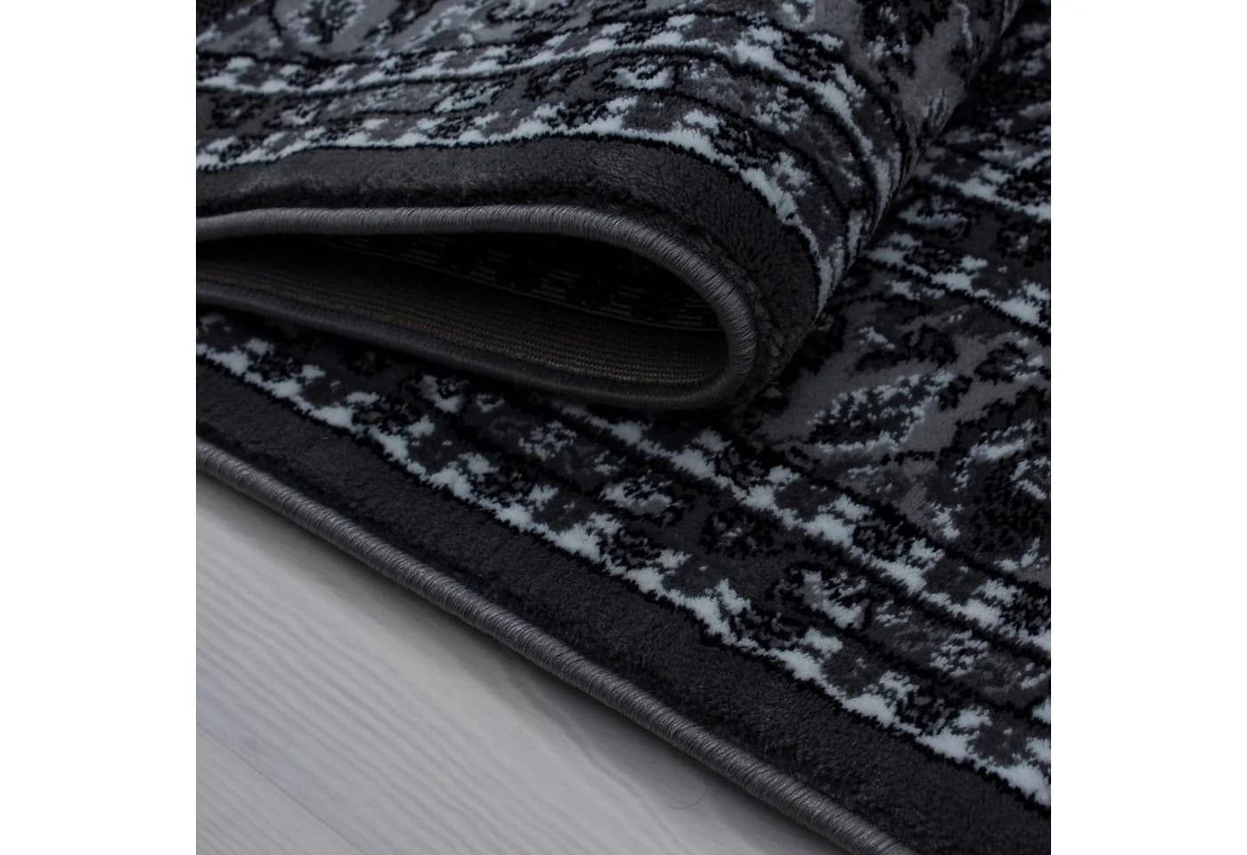 Teppium Teppich Orientalisch Design Rechteckig Grau Kurzflor - Bild 5