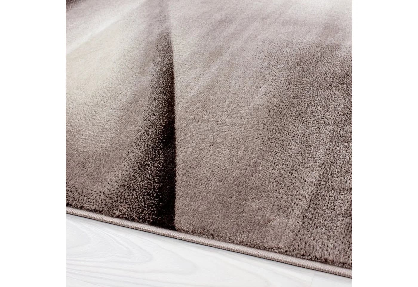 Teppium Teppich Abstrakt Design Braun Modern Kurzflor - Bild 4