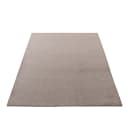 Teppium Einfarbiger Kurzflor-Teppich Beige Bild 3