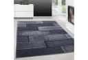Teppium Kurzflor Teppich Schwarz Steindesign Modern Bild 1