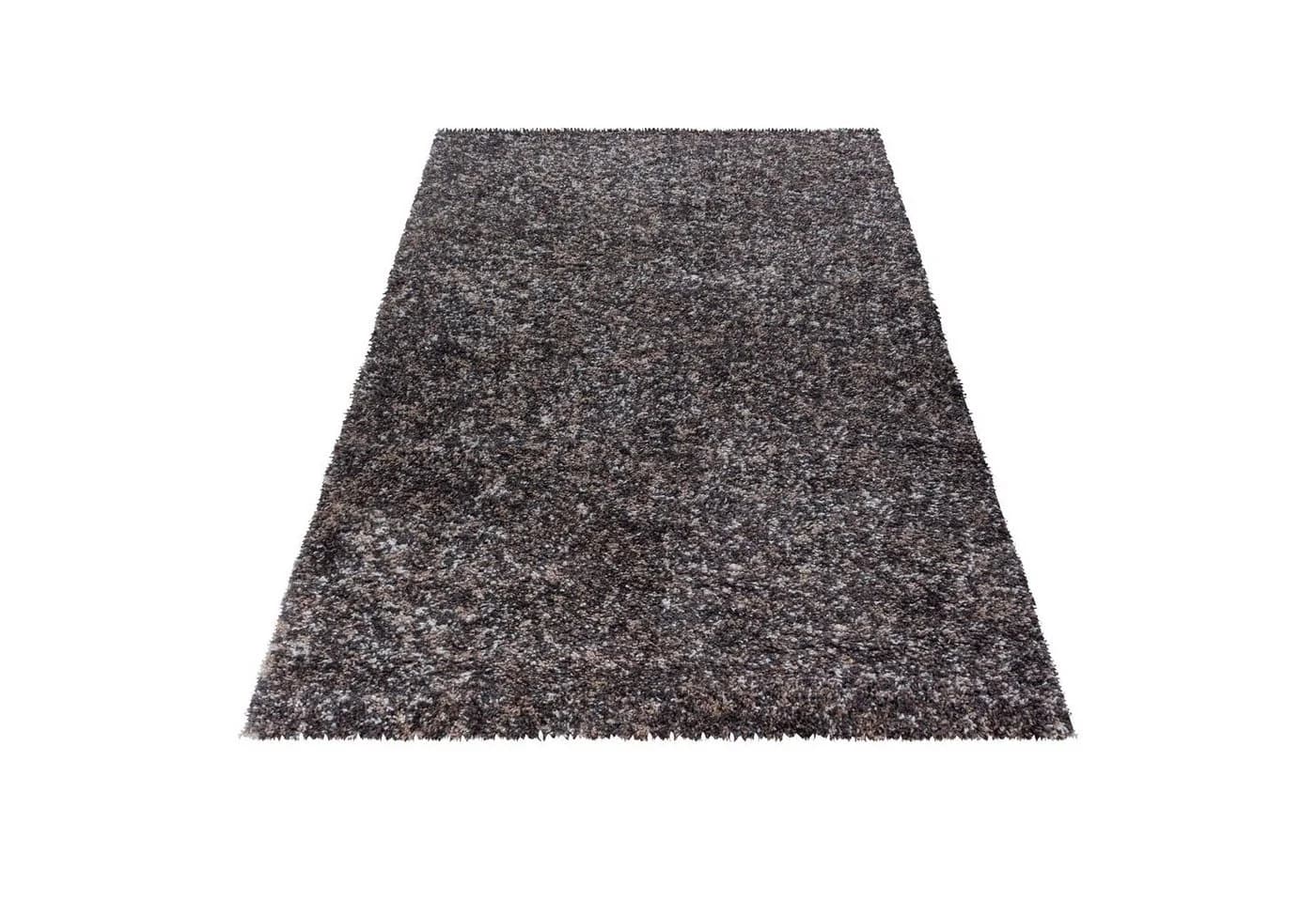 Teppium Teppich Meliert Design Braun Hochflor - Bild 3