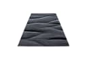 Carpettex Frisé-Teppich Ombre Design Schwarz Kurzflor Bild 1