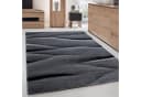 Carpettex Frisé-Teppich Ombre Design Schwarz Kurzflor Bild 2