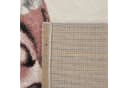Carpettex Kinderteppich Rehkitz Design Rund Rosa Bild 5