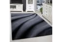 SIMPEX24 Designteppich Abstrakt Wellen Design Schwarz Kurzflor Bild 2