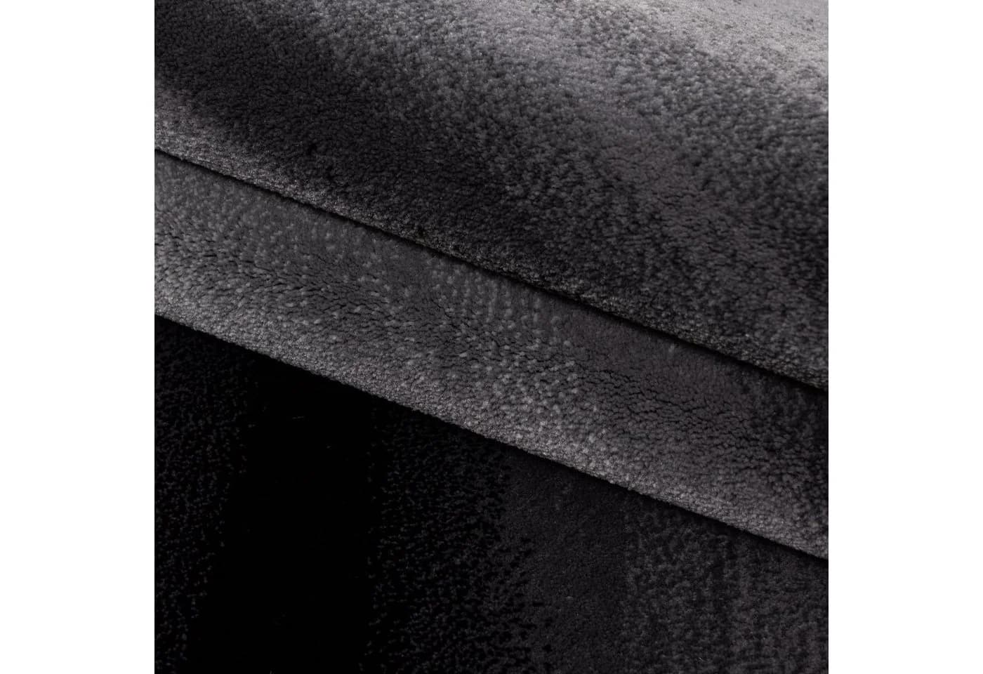 SIMPEX24 Designteppich Abstrakt Wellen Design Schwarz Kurzflor - Bild 5