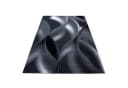 SIMPEX24 Designteppich Abstrakt Wellen Design Schwarz Kurzflor Läufer Bild 1