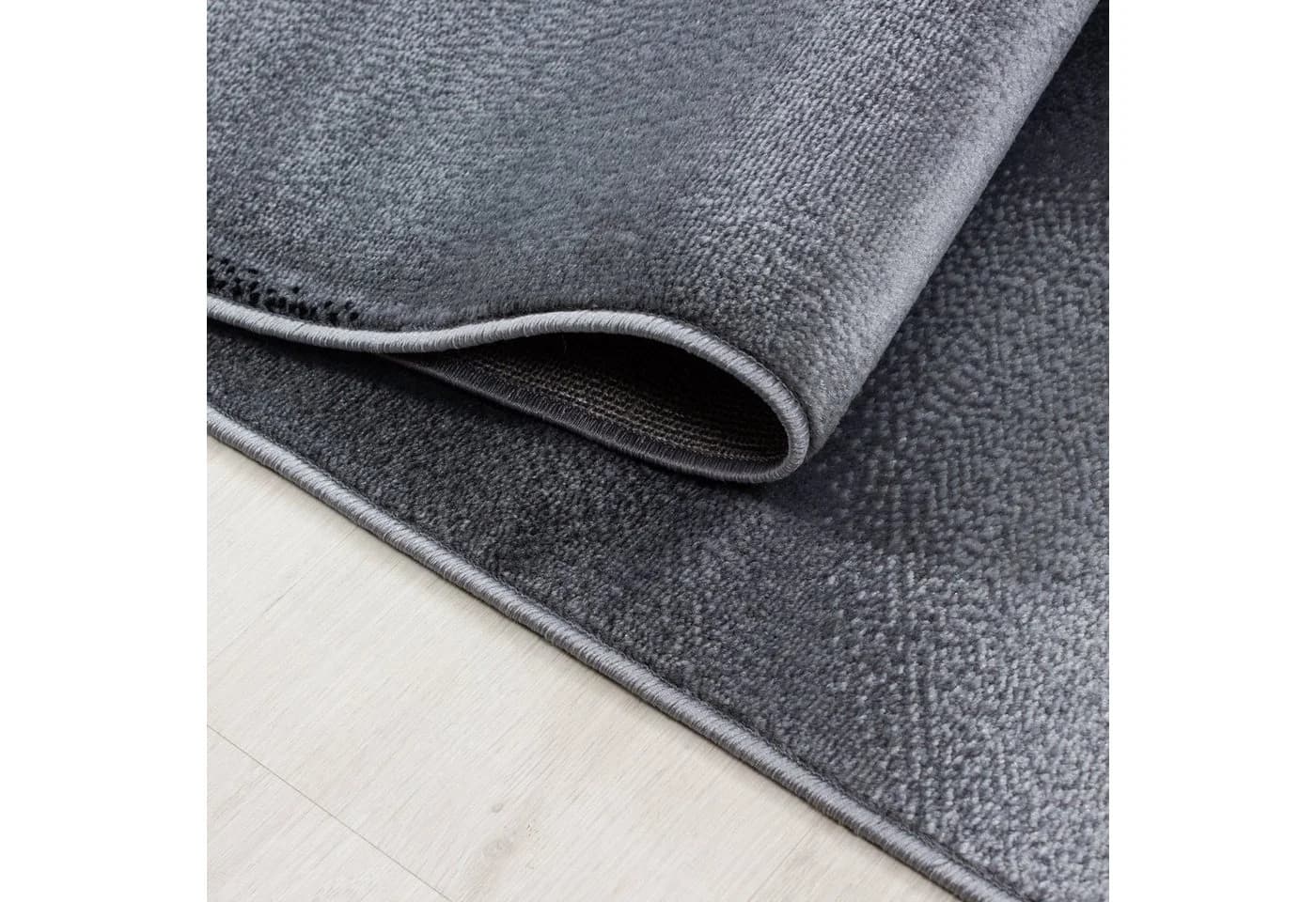 SIMPEX24 Designteppich Abstrakt Wellen Design Schwarz Kurzflor Läufer - Bild 4