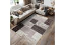 Carpettex Designteppich Abstrakt Kariert Design, Läufer, Höhe: 12 mm, Modern Kurzflor Teppich Wohnzimmer Kariert Design Bild 1