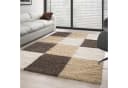 Carpettex Hochflor-Teppich Kariert Design, Läufer, Höhe: 30 mm, Teppich Wohnzimmer Kariert Design Modern Bild 2