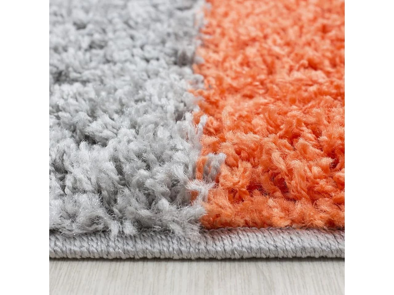 Carpettex Hochflor-Teppich Kariert Design 30 mm - Bild 3