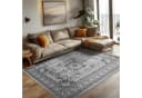 Carpettex Orientteppich Orientalisch Design Läufer Grau 12mm Bild 1