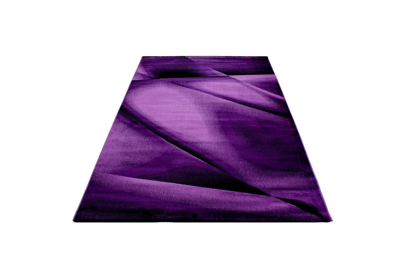 Carpettex Designteppich Abstrakt Violett Kurzflor