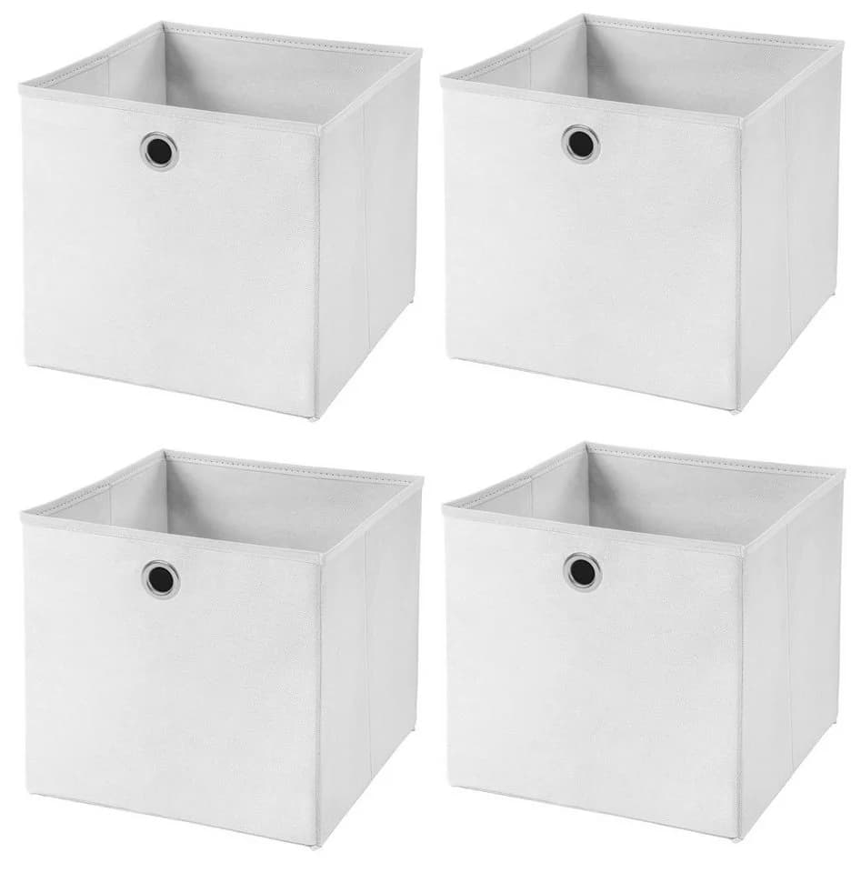 StickandShine Faltbox 4er Set 28x28x28 cm Weiß - Bild 2