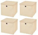 StickandShine Faltbox 4er Set 28x28x28 cm mit Deckel 19 Farben Bild 2