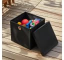StickandShine Faltbox 4er Set Schwarz mit Deckel für KALLAX Bild 5