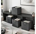 StickandShine Faltbox Set Grau Bunt Aufbewahrungsboxen Kallax Bild 1